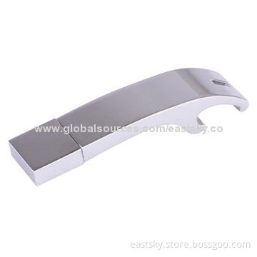 Bottle Opener Flash Drive, ESU-T14 and 64MB to 32GB Memory Capacity